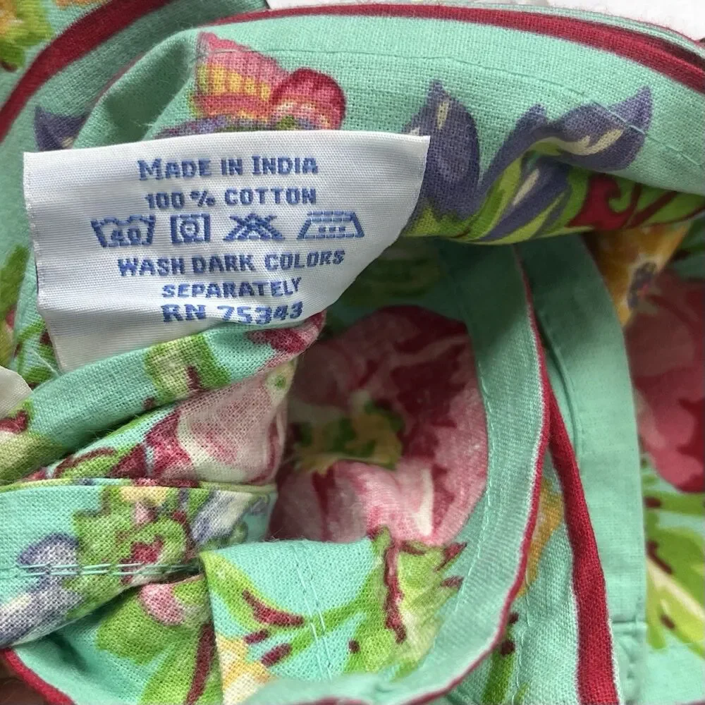 April Cornell Pennys Patio Floral Tablecloth 70